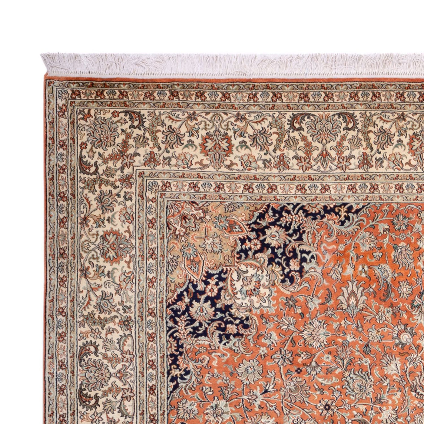Tapis en soie du Cachemire Tapis 306x220cm - Tapis oriental
