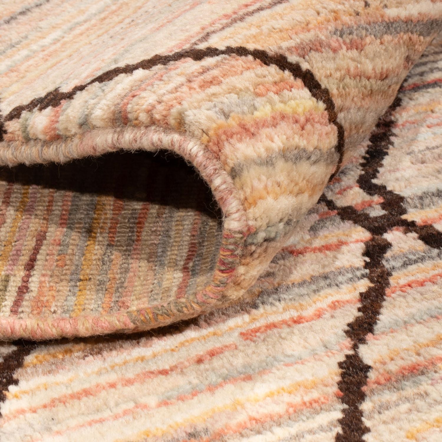 Tapis berbère - 202 x 153 cm - beige