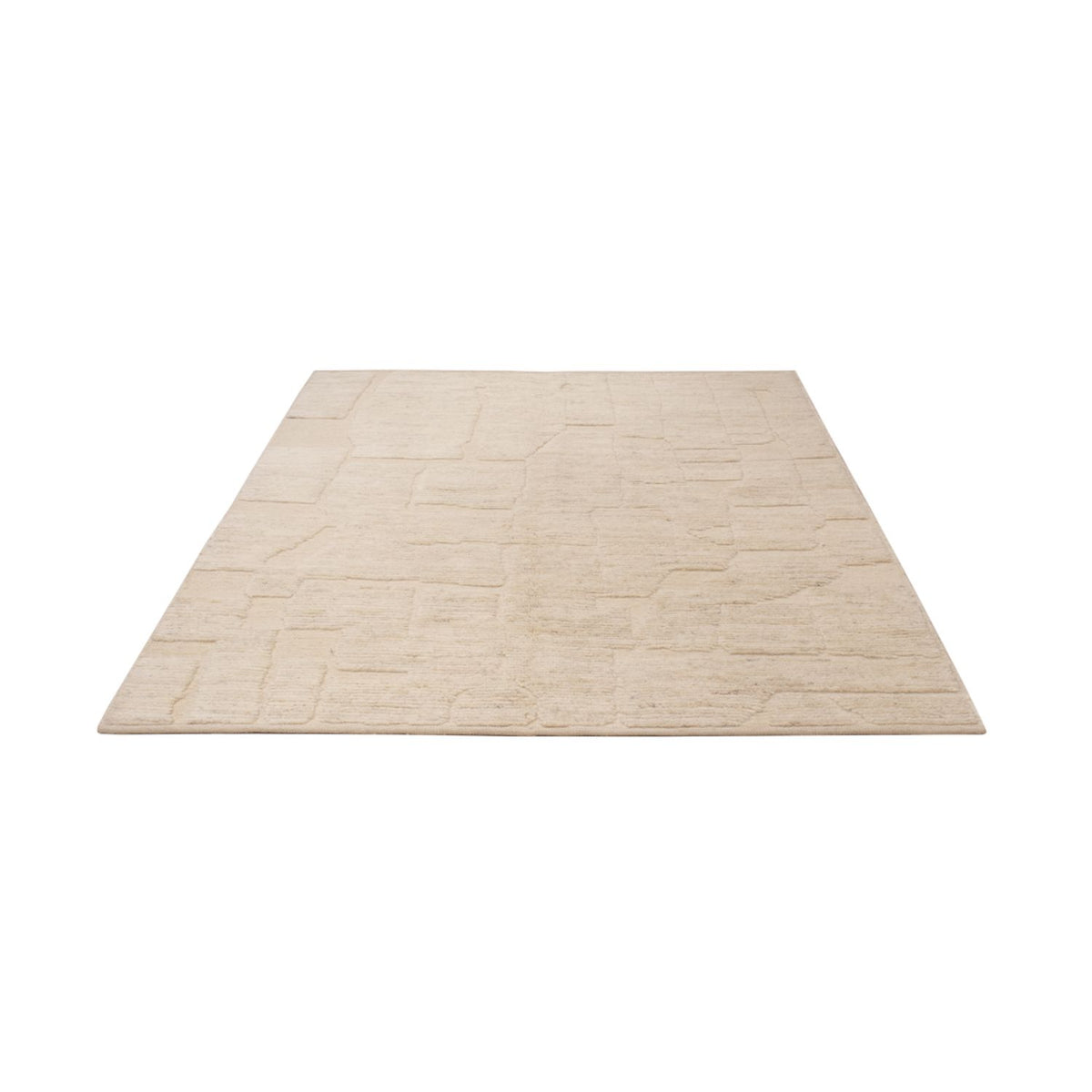 Tapis berbère - 191 x 145 cm - crème
