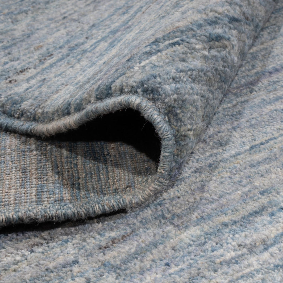 Tapis berbère - 360 x 274 cm - bleu de mer