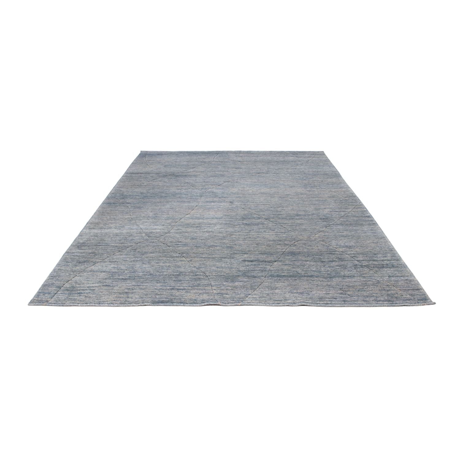 Tapis berbère - 360 x 274 cm - bleu de mer