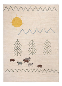 Tapis berbère - 241 x 172 cm - naturel