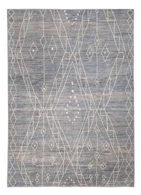 Tapis berbère - 288 x 204 cm - bleu de mer