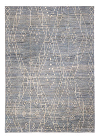 Tapis berbère - 288 x 204 cm - bleu de mer