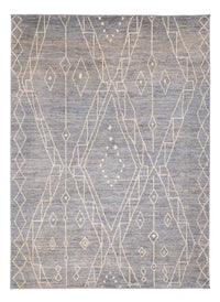 Tapis berbère - 245 x 173 cm - bleu de mer