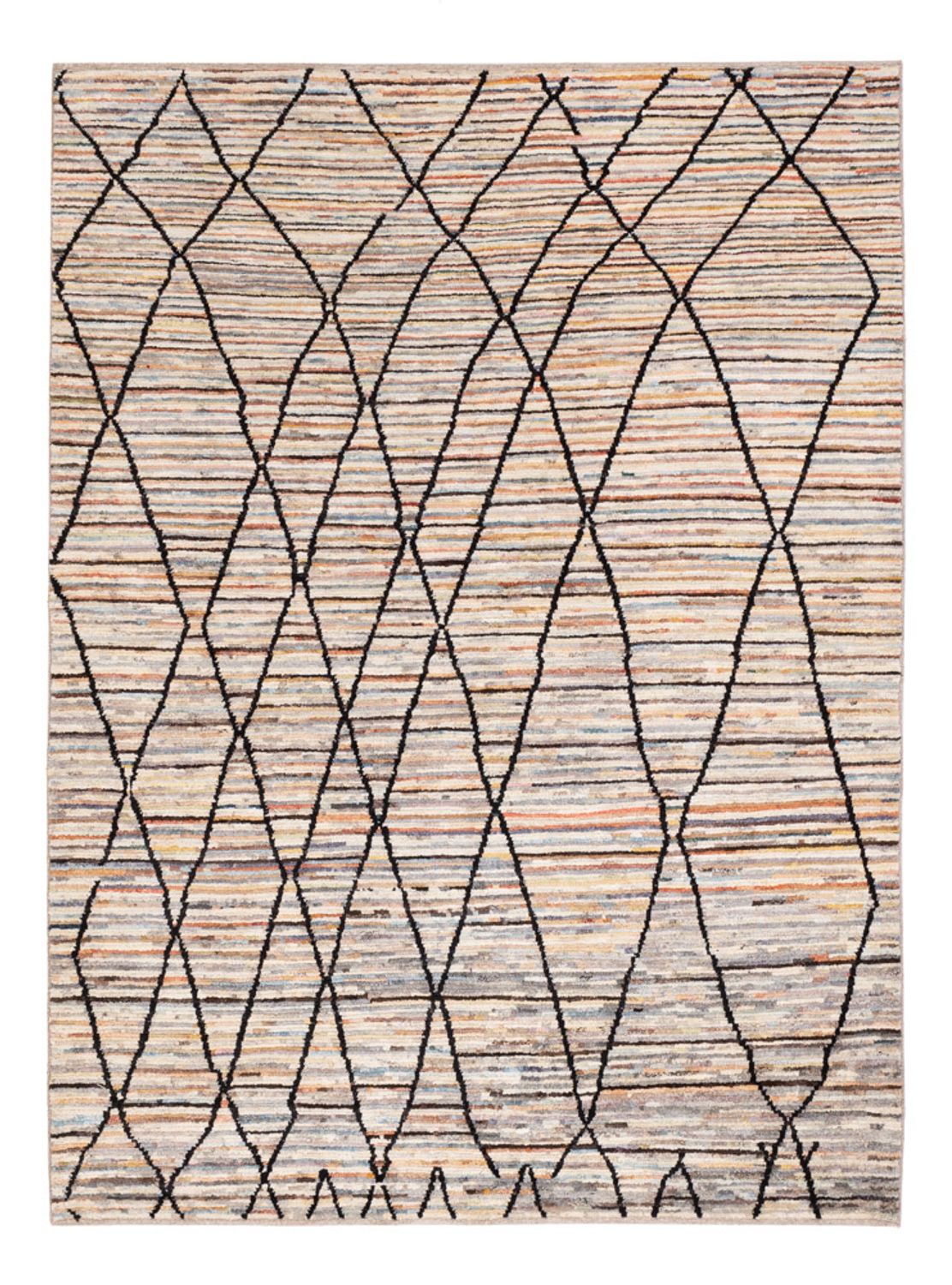 Tapis berbère - 203 x 151 cm - multicolore