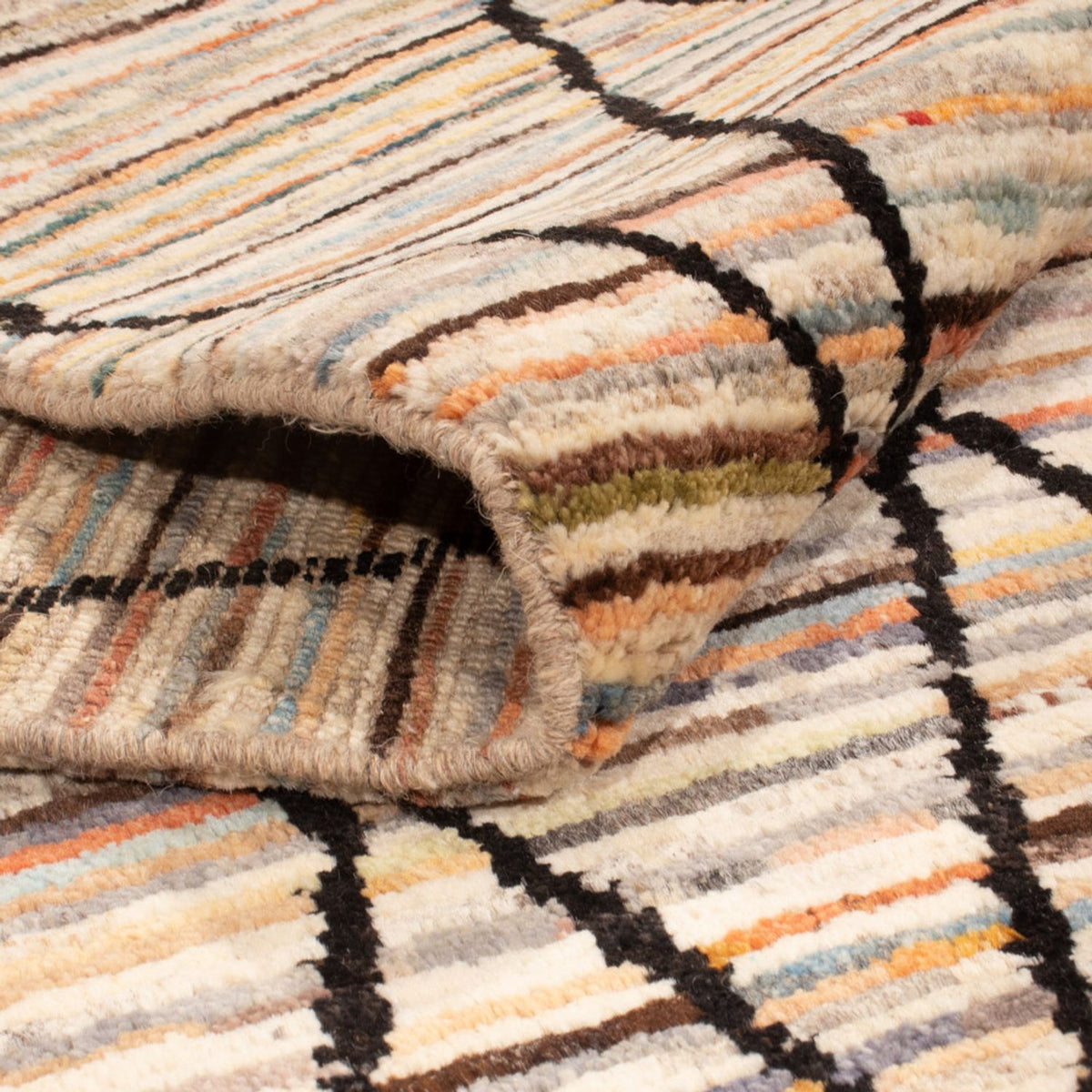 Tapis berbère - 203 x 151 cm - multicolore