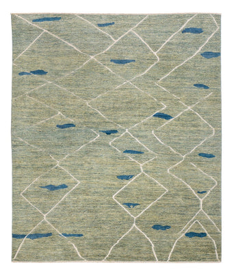 Tapis berbère - 300 x 256 cm - vert clair