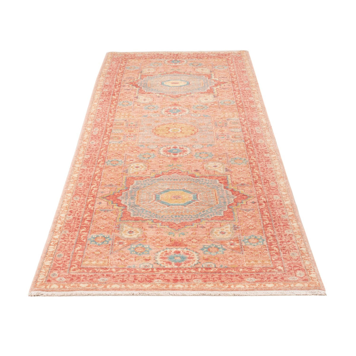 Tapis de couloir Tapis Ziegler - Ariana - 250 x 86 cm - rouge clair