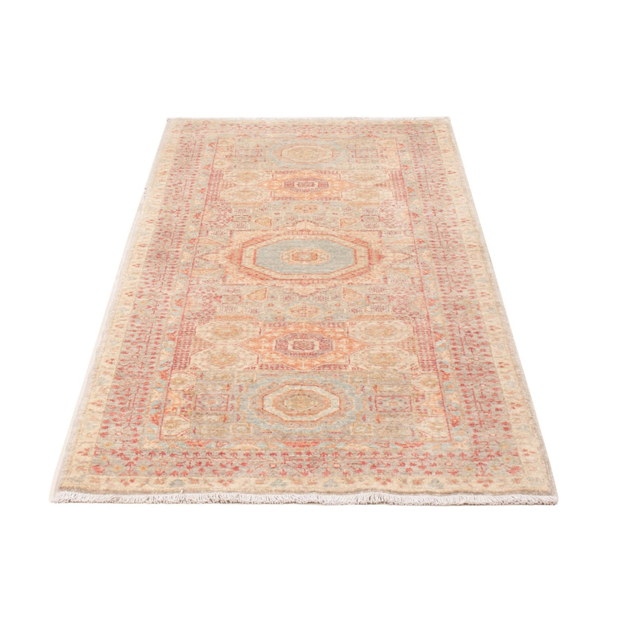 Tapis de couloir Tapis Ziegler - Ariana - 197 x 82 cm - rouge clair