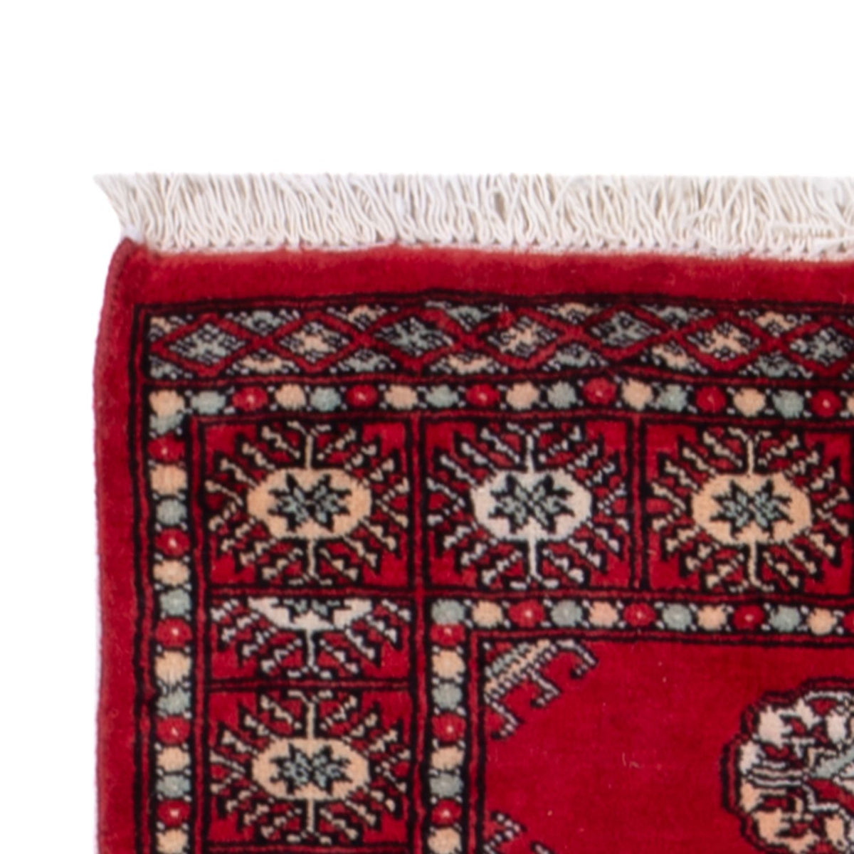 Tapis de couloir Tapis Pakistani - 255 x 77 cm - rouge