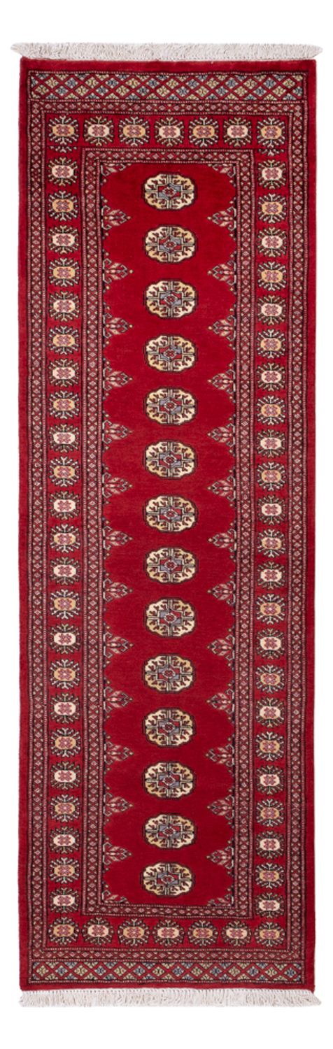 Tapis de couloir Tapis Pakistani - 246 x 77 cm - rouge