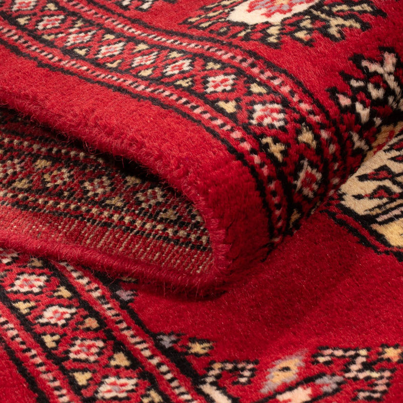 Tapis de couloir Tapis Pakistani - 246 x 77 cm - rouge