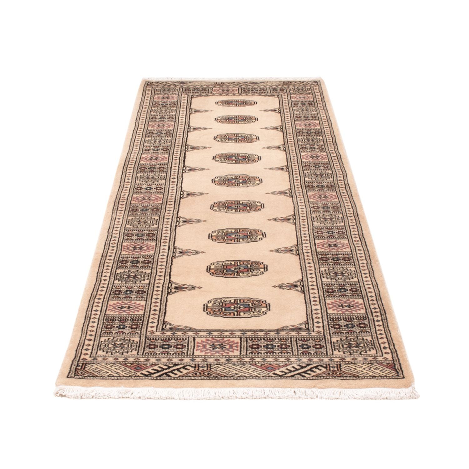 Tapis de couloir Tapis Pakistani - 234 x 76 cm - beige