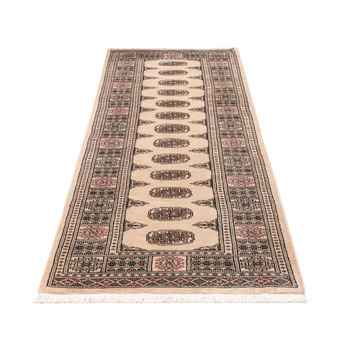 Tapis de couloir Tapis Pakistani - 249 x 77 cm - beige