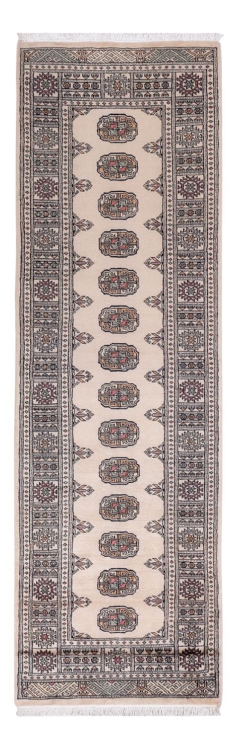 Tapis de couloir Tapis Pakistani - 254 x 77 cm - beige