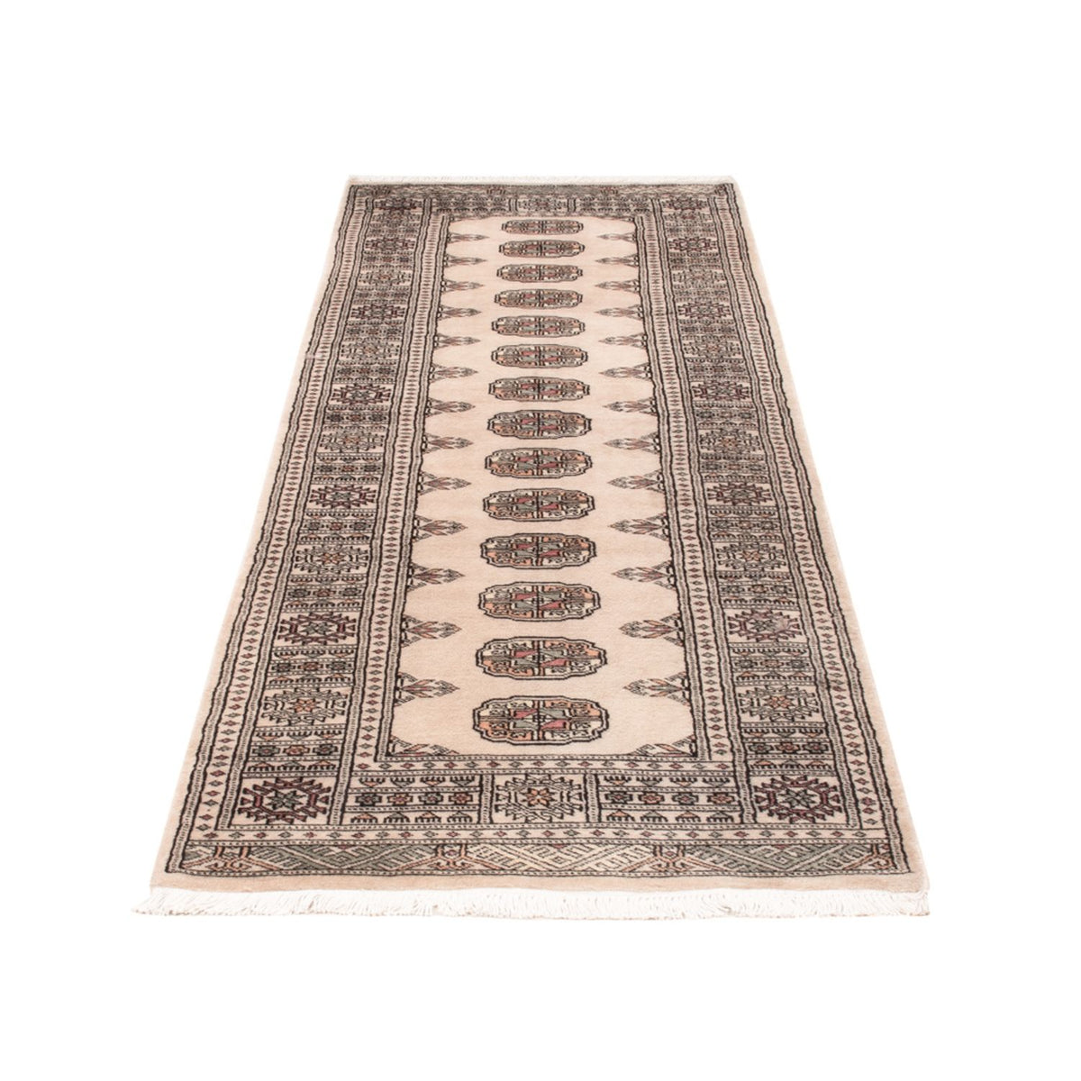 Tapis de couloir Tapis Pakistani - 254 x 77 cm - beige