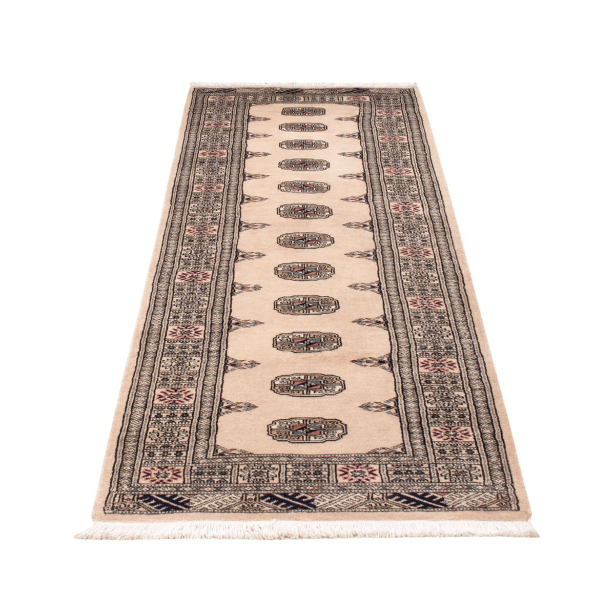 Tapis de couloir Tapis Pakistani - 253 x 79 cm - beige