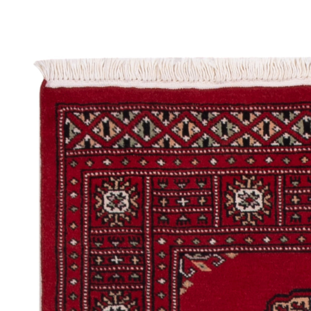 Tapis de couloir Tapis Pakistani - 242 x 76 cm - rouge