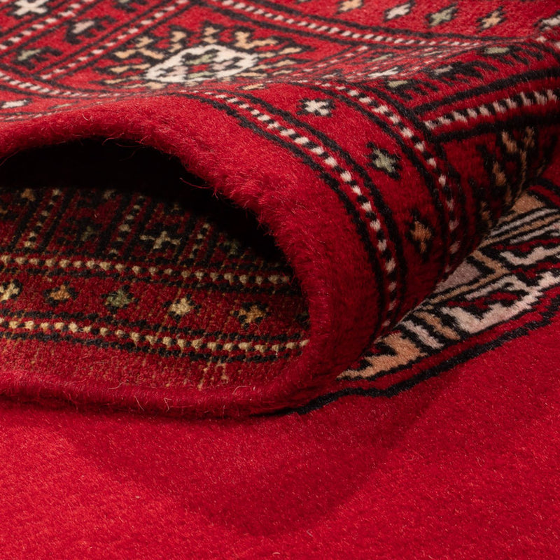Tapis de couloir Tapis Pakistani - 242 x 76 cm - rouge