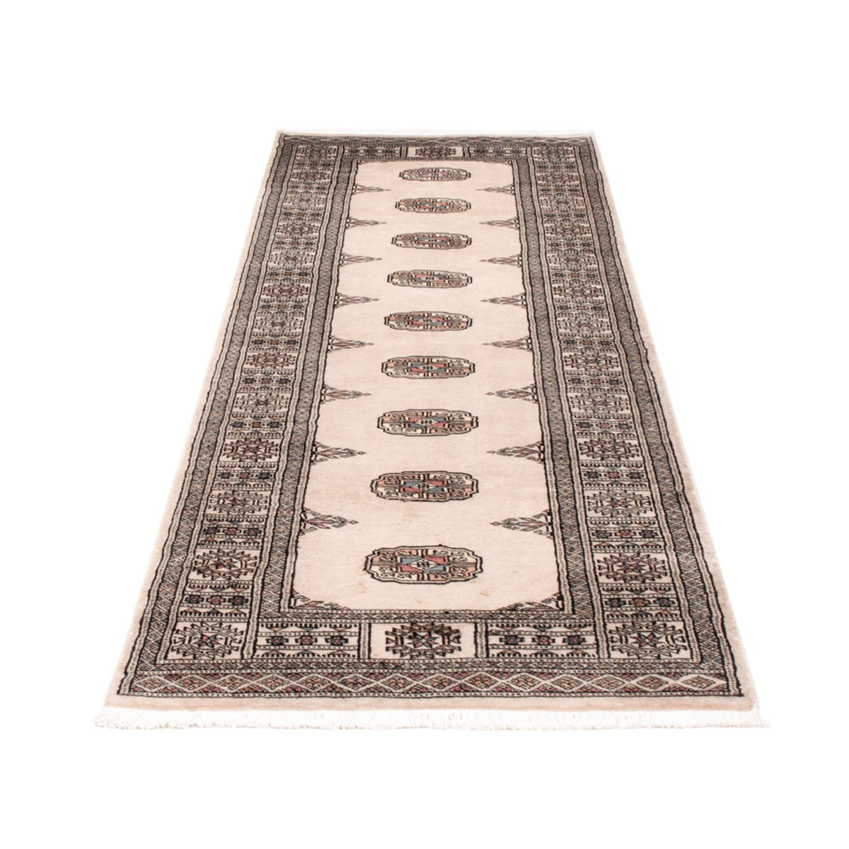 Tapis de couloir Tapis Pakistani - 247 x 77 cm - beige