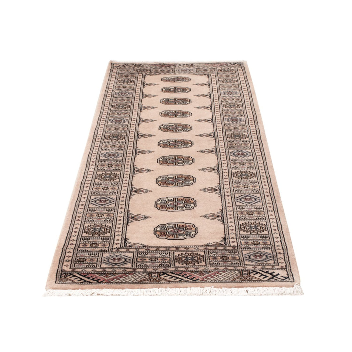 Tapis de couloir Tapis Pakistani - 224 x 79 cm - beige