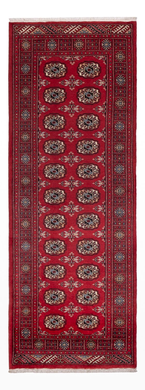 Tapis de couloir Tapis Pakistani - 224 x 80 cm - rouge