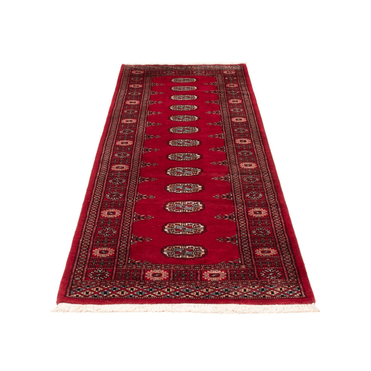 Tapis de couloir Tapis Pakistani - 259 x 80 cm - rouge