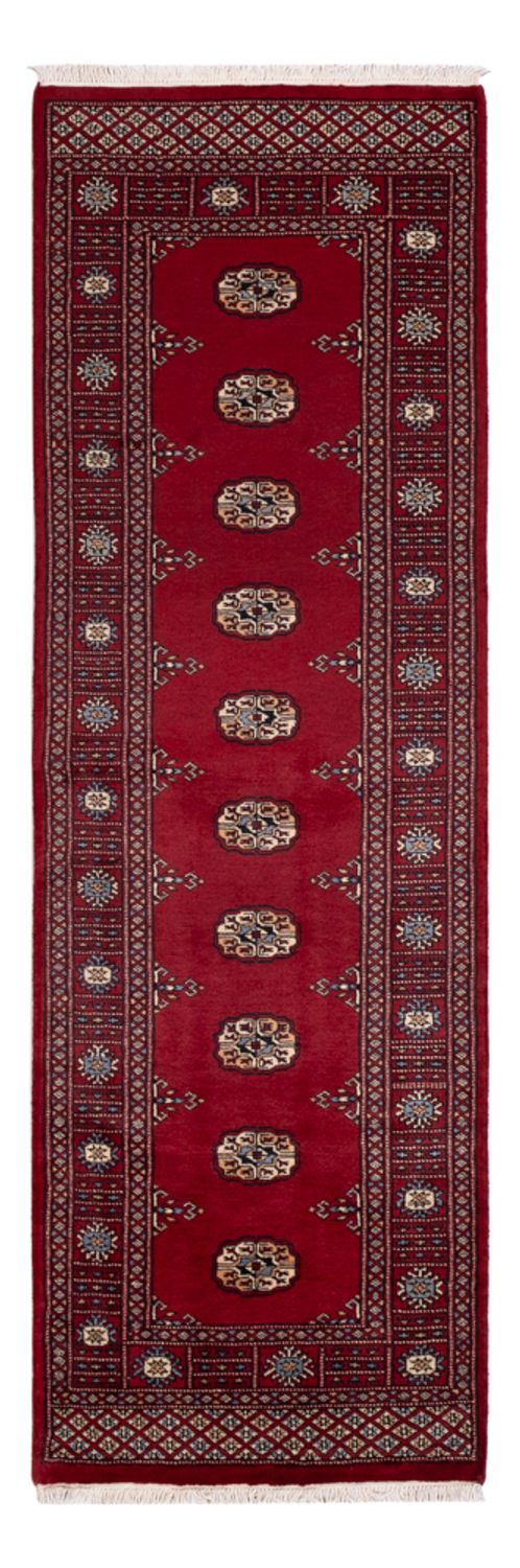 Tapis de couloir Tapis Pakistani - 241 x 77 cm - rouge