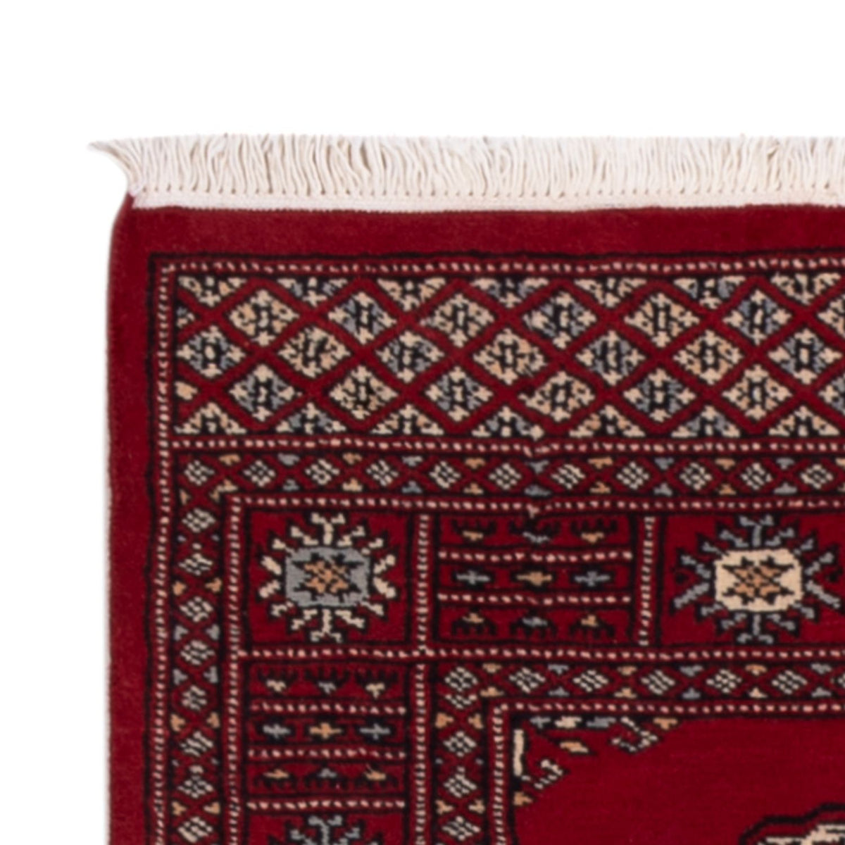 Tapis de couloir Tapis Pakistani - 241 x 77 cm - rouge