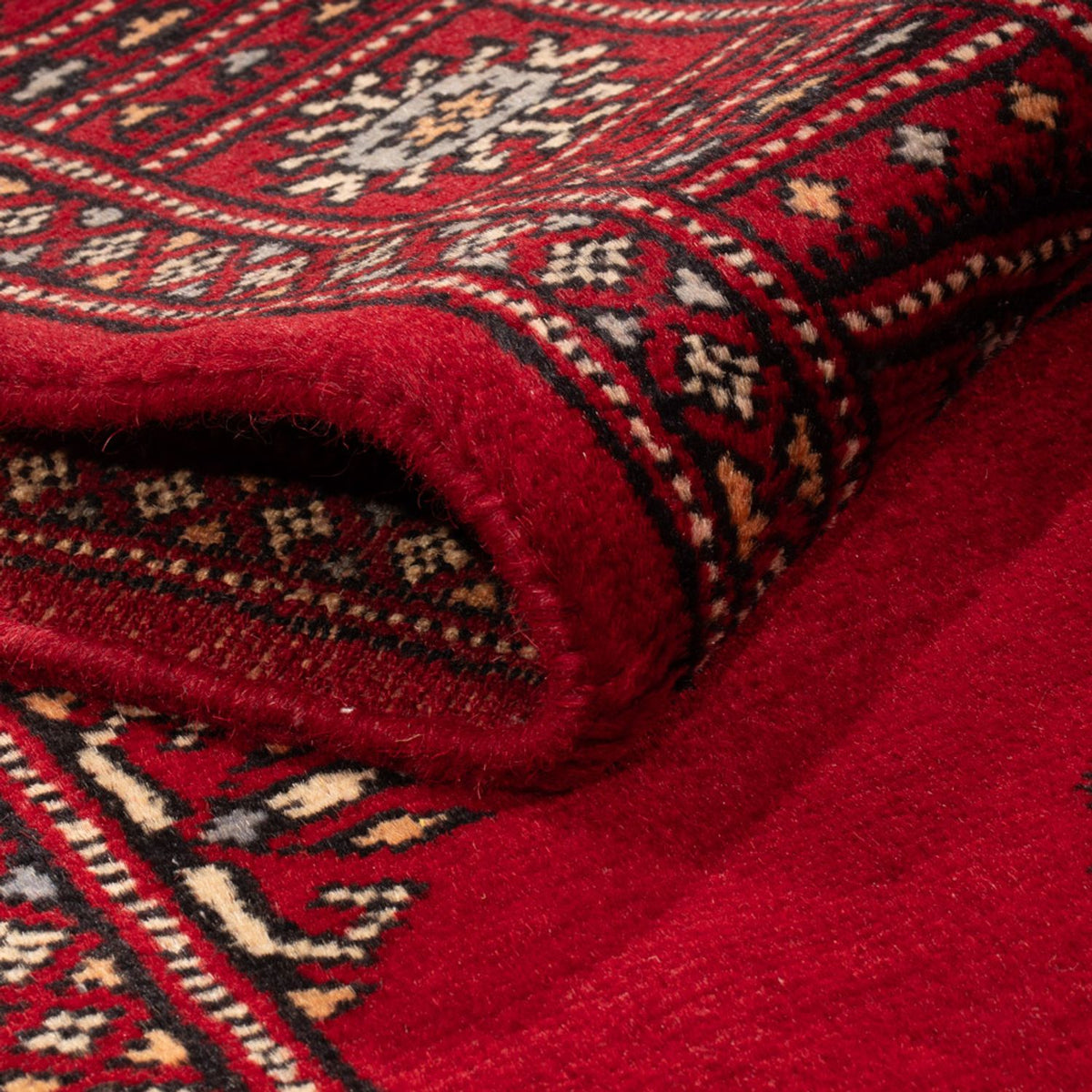 Tapis de couloir Tapis Pakistani - 241 x 77 cm - rouge