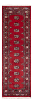 Tapis de couloir Tapis Pakistani - 236 x 77 cm - rouge