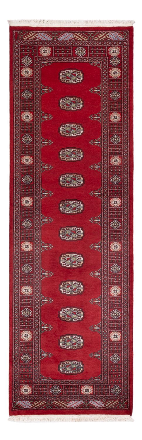 Tapis de couloir Tapis Pakistani - 236 x 77 cm - rouge