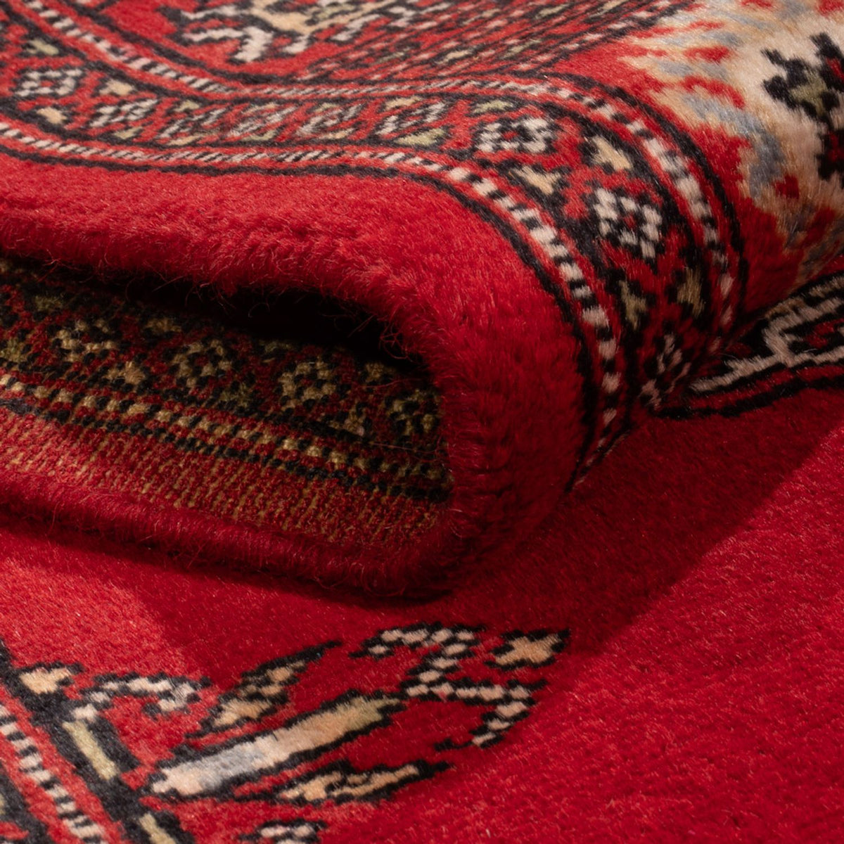 Tapis de couloir Tapis Pakistani - 236 x 77 cm - rouge