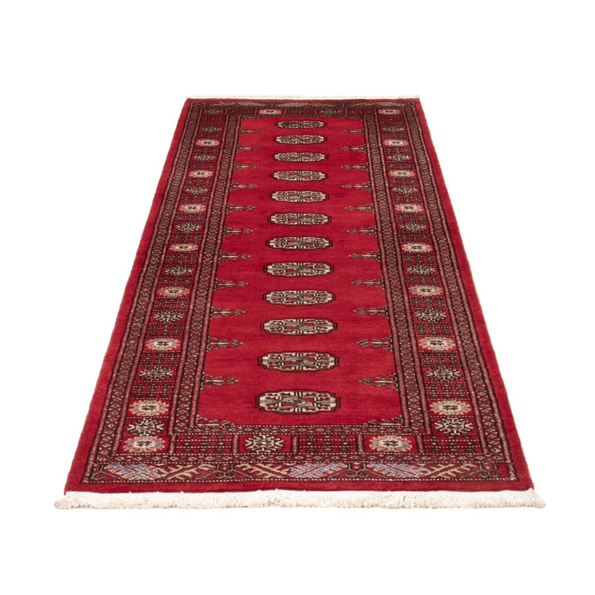 Tapis de couloir Tapis Pakistani - 236 x 77 cm - rouge