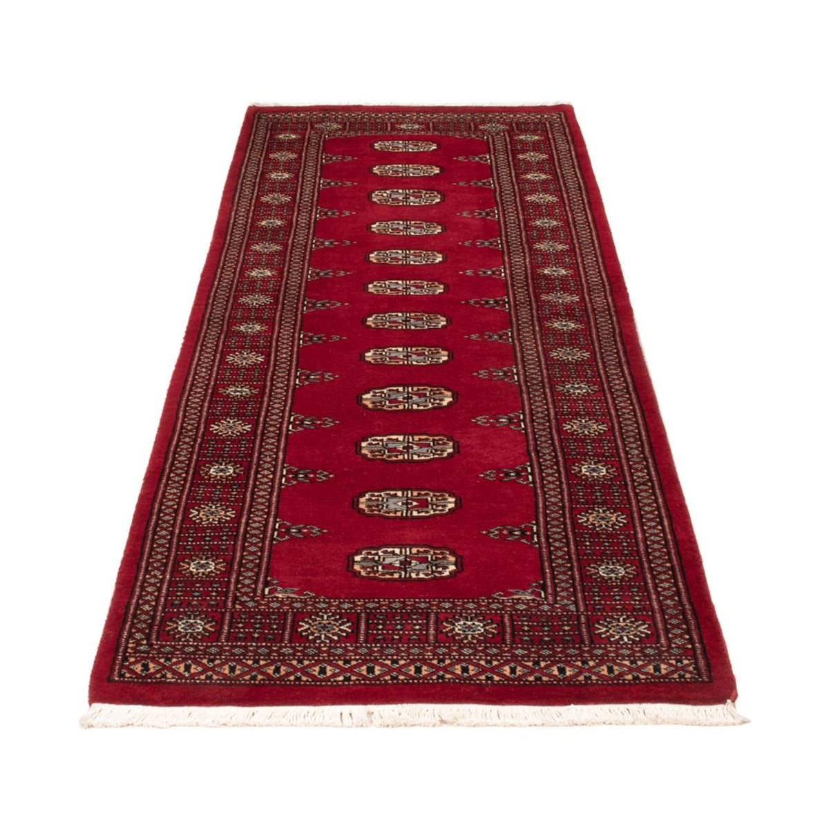 Tapis de couloir Tapis Pakistani - 239 x 79 cm - rouge
