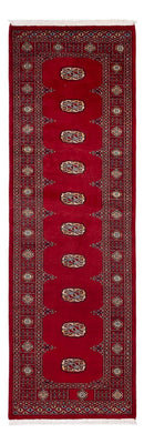 Tapis de couloir Tapis Pakistani - 247 x 79 cm - rouge