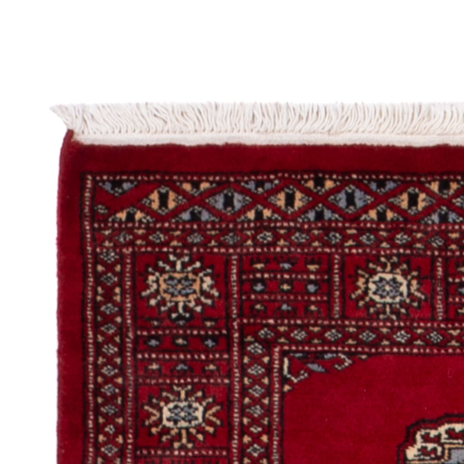 Tapis de couloir Tapis Pakistani - 247 x 79 cm - rouge