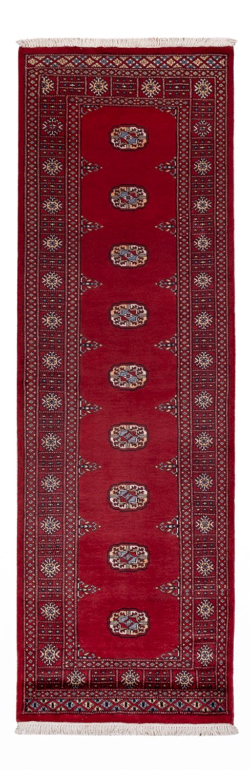 Tapis de couloir Tapis Pakistani - 247 x 77 cm - rouge