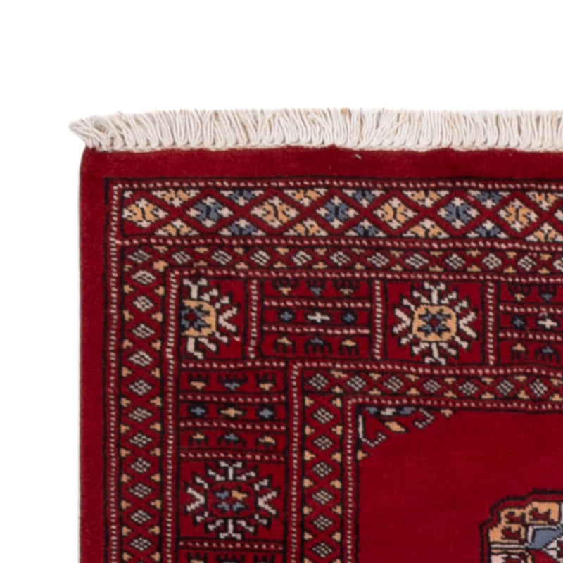 Tapis de couloir Tapis Pakistani - 247 x 77 cm - rouge