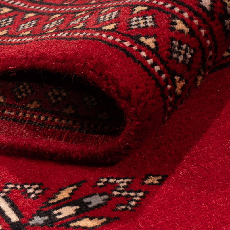 Tapis de couloir Tapis Pakistani - 247 x 77 cm - rouge
