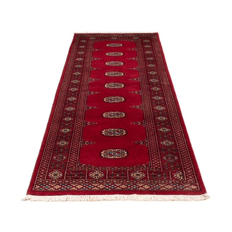 Tapis de couloir Tapis Pakistani - 247 x 77 cm - rouge
