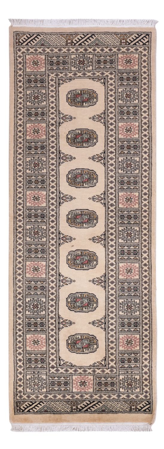 Tapis de couloir Tapis Pakistani - 206 x 77 cm - beige