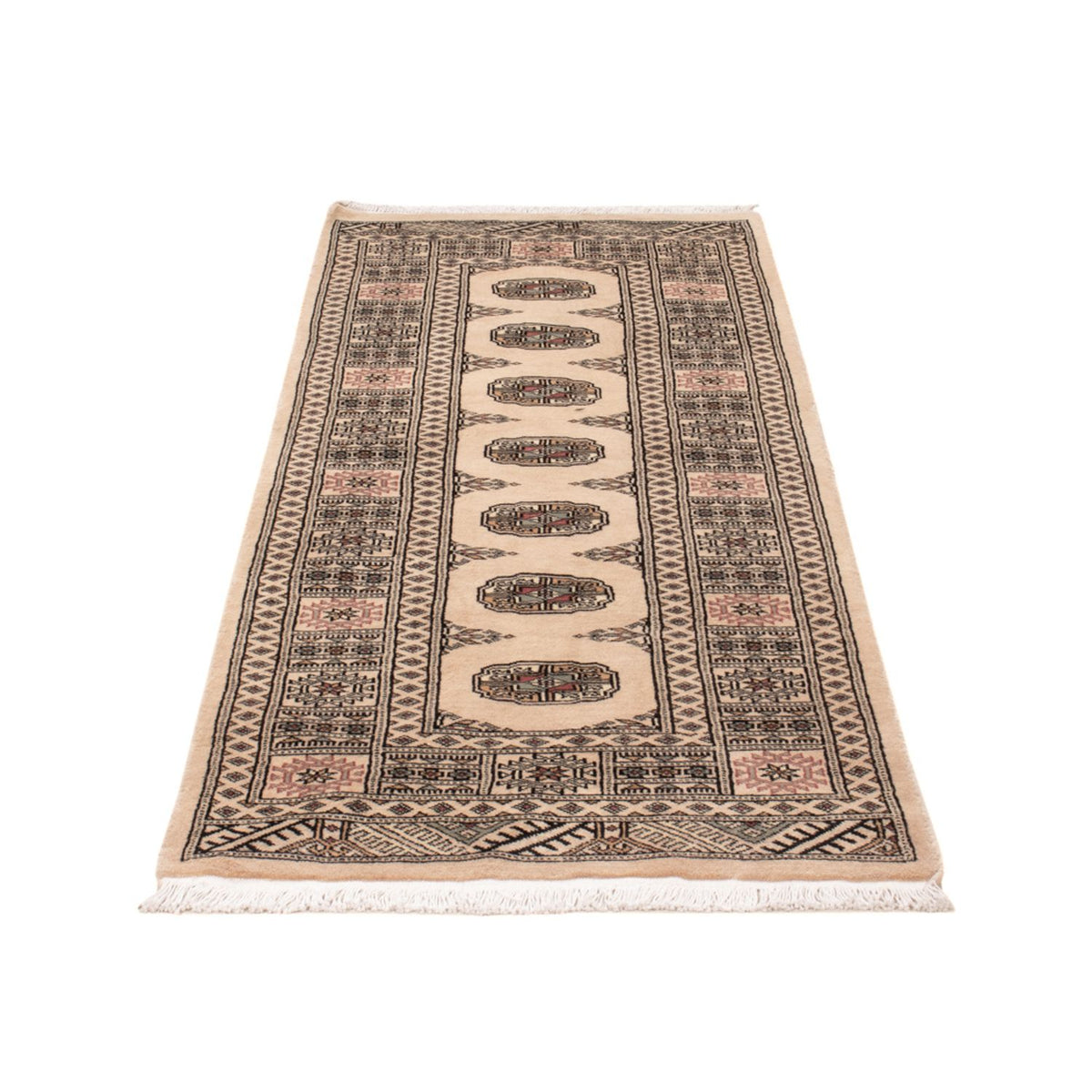 Tapis de couloir Tapis Pakistani - 206 x 77 cm - beige