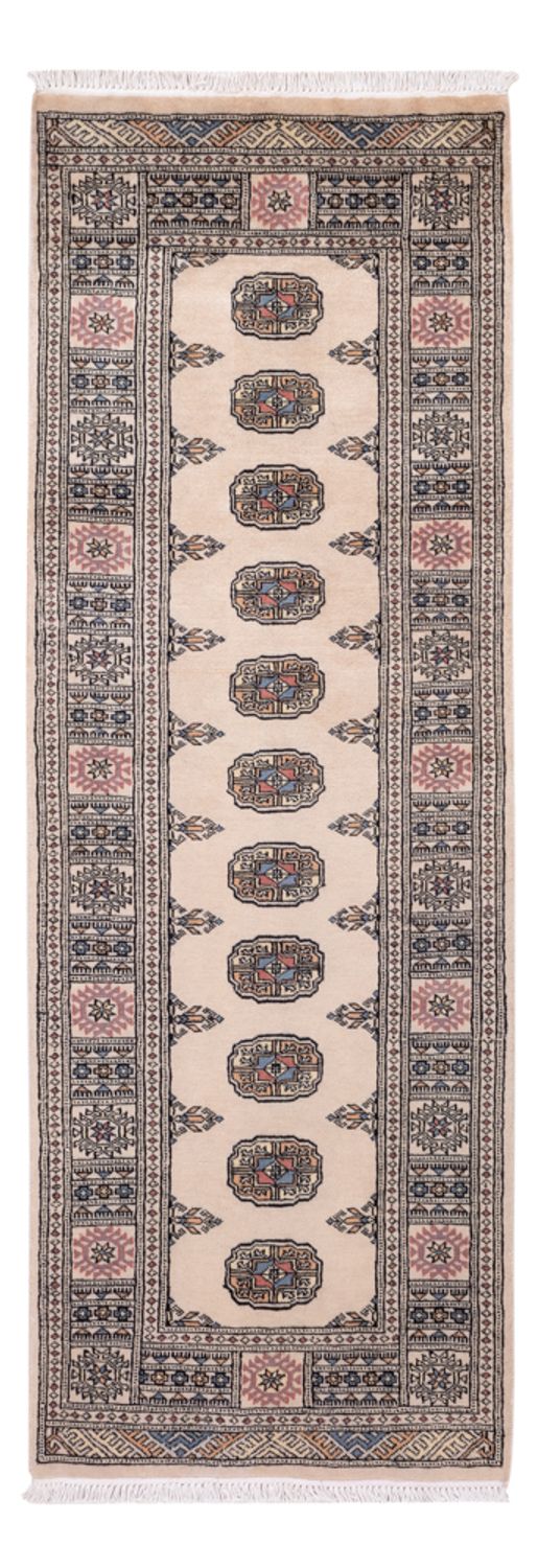 Tapis de couloir Tapis Pakistani - 217 x 76 cm - beige
