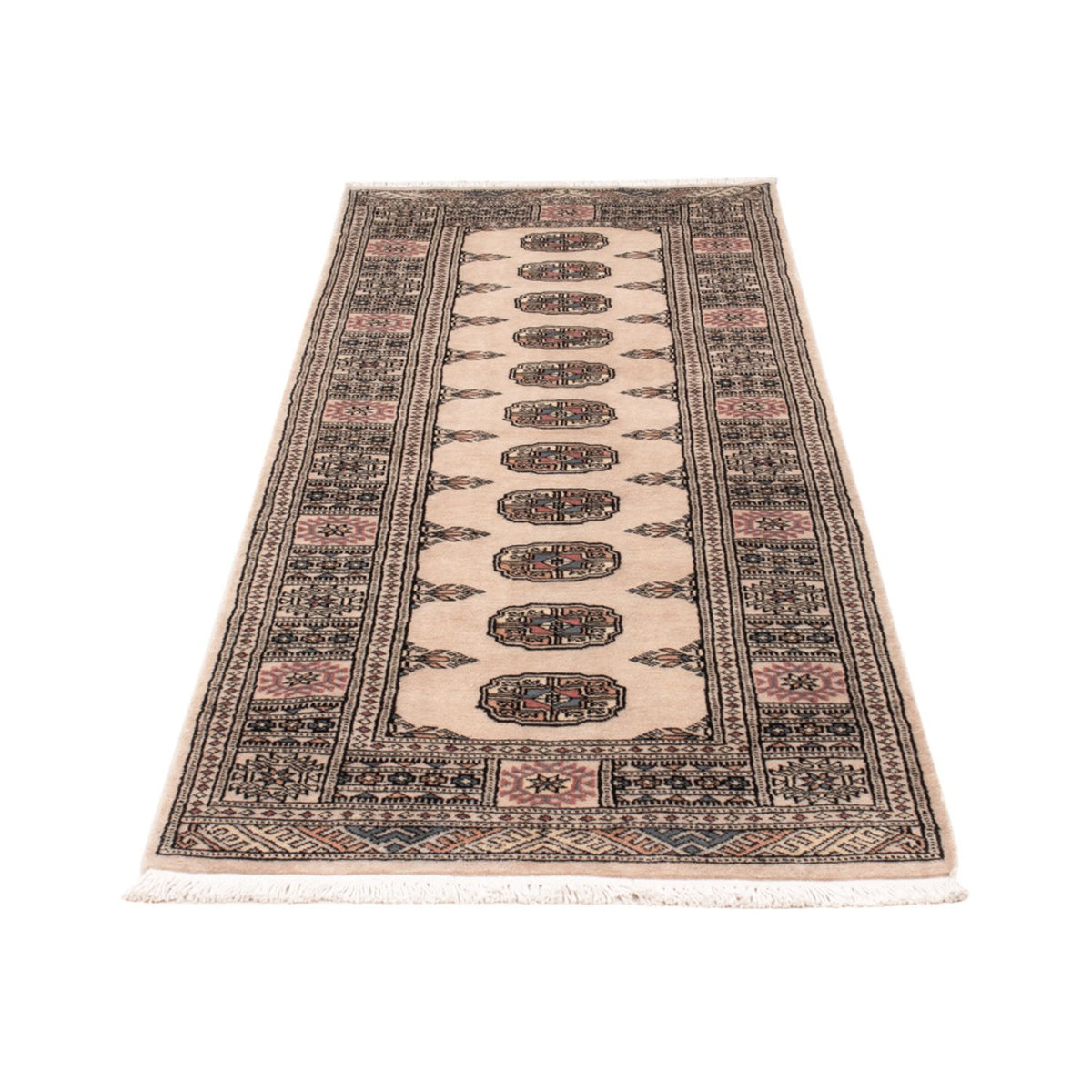 Tapis de couloir Tapis Pakistani - 217 x 76 cm - beige