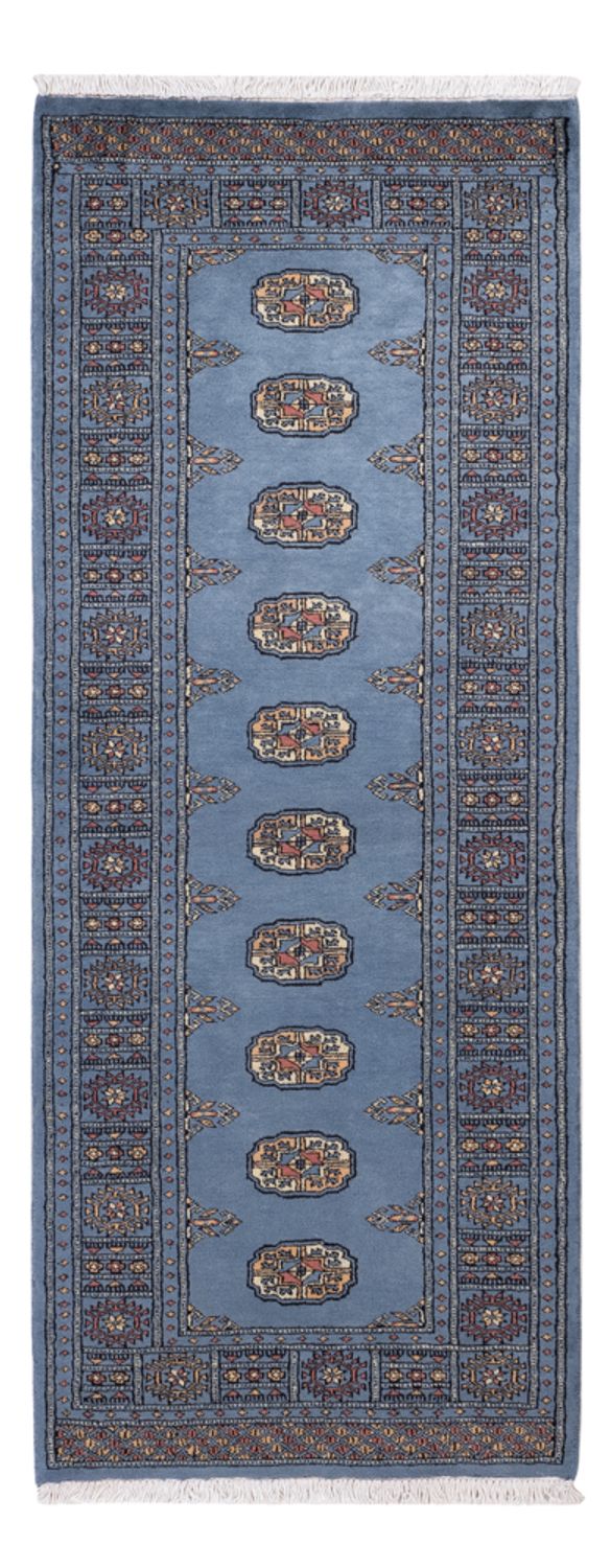 Tapis de couloir Tapis Pakistani - 201 x 77 cm - bleu