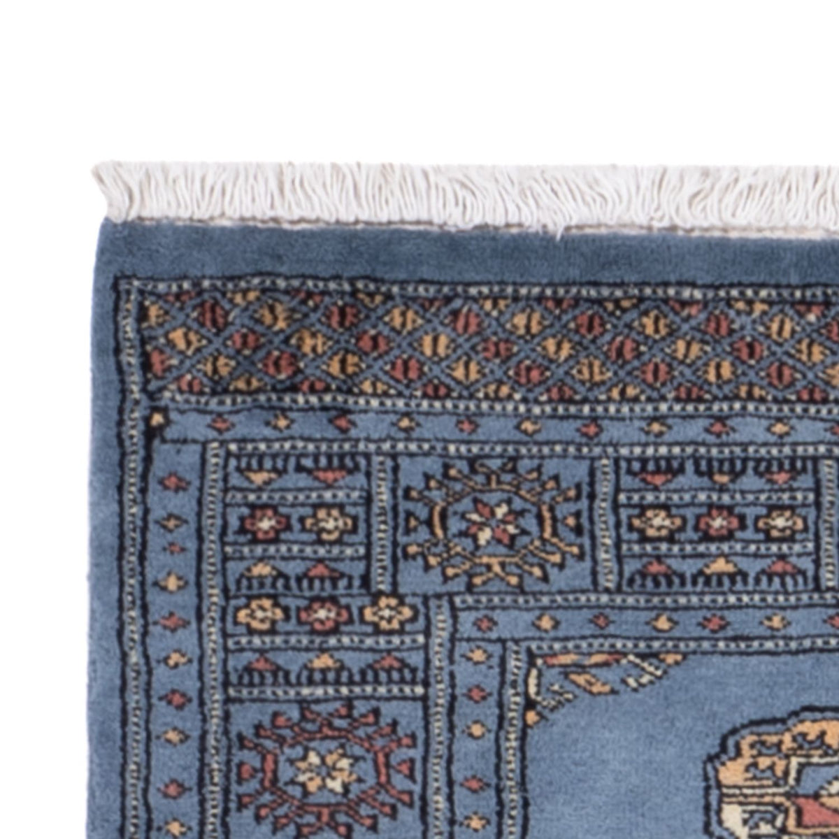 Tapis de couloir Tapis Pakistani - 201 x 77 cm - bleu