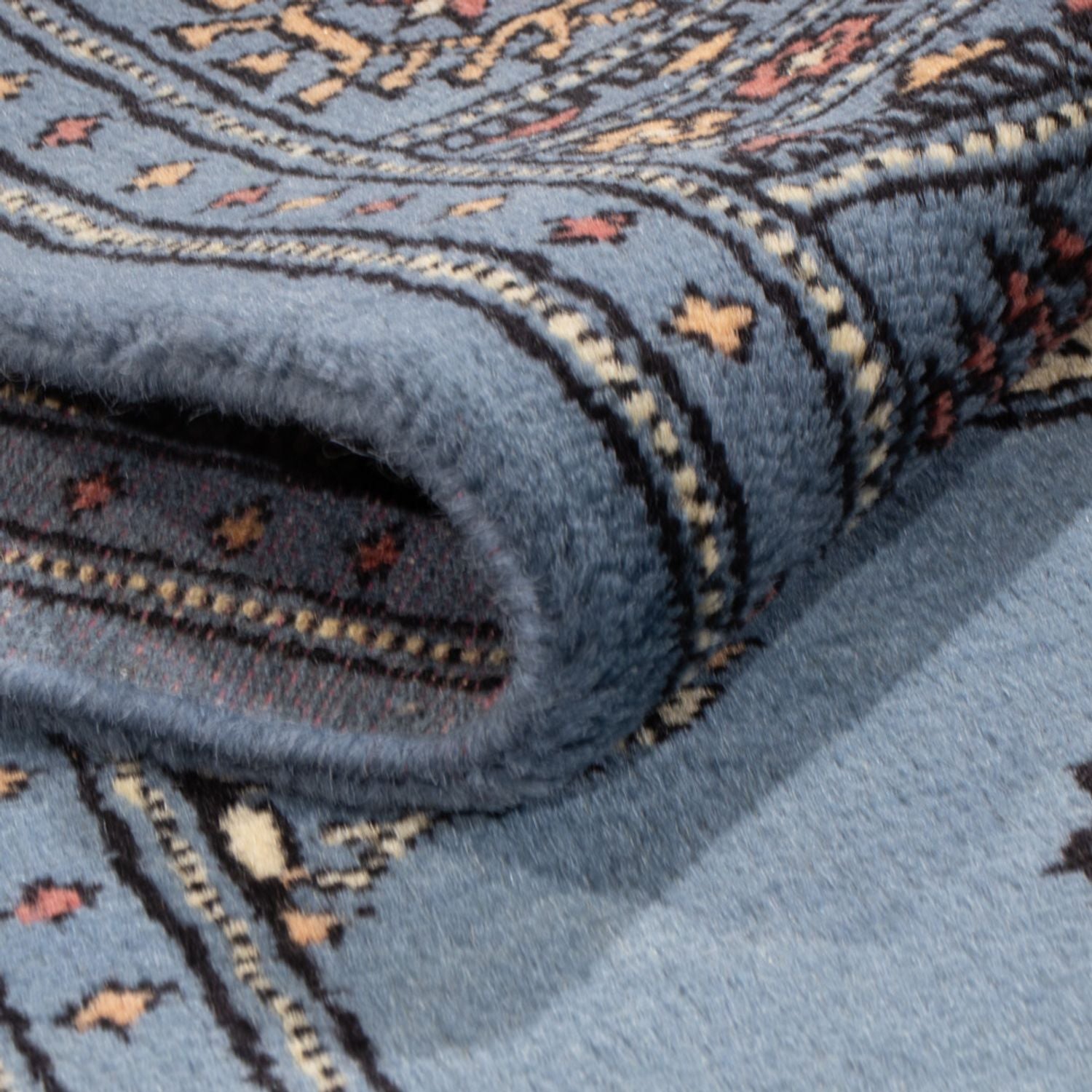 Tapis de couloir Tapis Pakistani - 201 x 77 cm - bleu