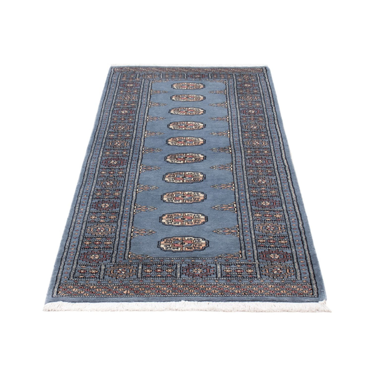 Tapis de couloir Tapis Pakistani - 201 x 77 cm - bleu